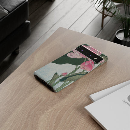 Blooming Lotus Flowers by Ohara Koson Phone Cases