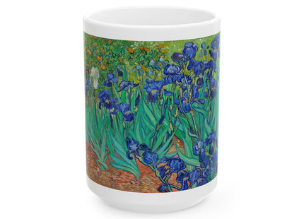 Irises by Vincent Van Gogh Ceramic Mug (11oz, 15oz)