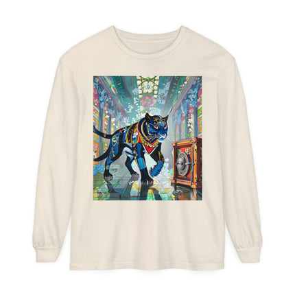 Cyber Panther's Hunt Long Sleeve T-Shirt
