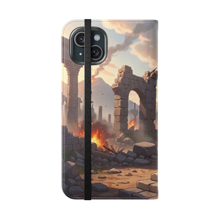 🐆🔭 The Snow Leopard Lookout Flip Case – Adventure, Curiosity & Fearless Style
