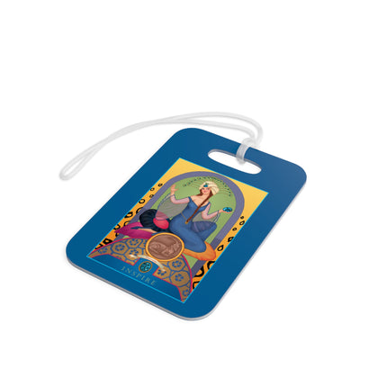 December & Tanzanite (from the Gem Series) by Sofia Chiostri Luggage Tags