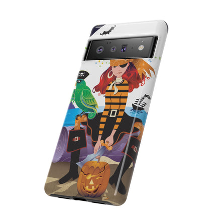 Moonlit Pirate Halloween Phone Cases