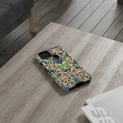 Colorful Flower Pattern by Owen Jones Phone Cases