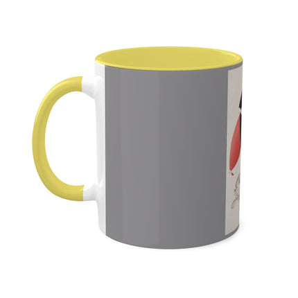 Illustrations of Japanese Toys Pl.056 by Kawasaki Kyosen Colorful Mugs, 11oz