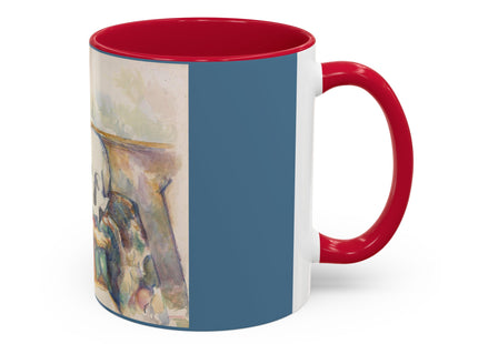 The Three Skulls by Paul Cézanne Colorful Mugs (11oz, 15oz)