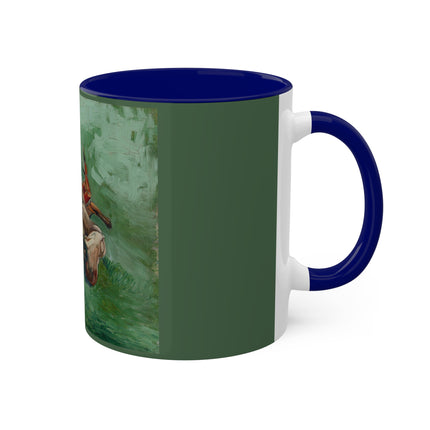 Crab on its Back by Vincent Van Gogh Colorful Mugs, 11oz