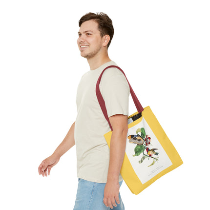Versicolored Barbet by Paul Gervais Tote Bag (AOP)