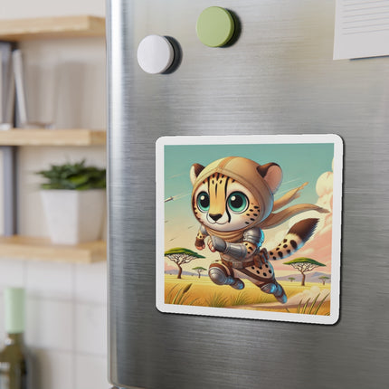 Swift Cheetah Die-Cut Magnets (5 Sizes)