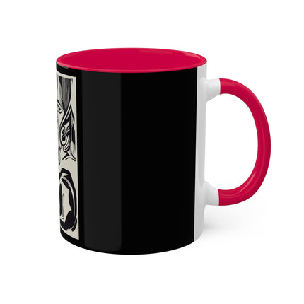 The Large Cow by Ernst Ludwig Kirchner Colorful Mugs, 11oz