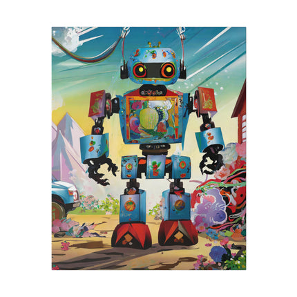 The Rusty Robot Matte Canvas, Stretched, 0.75"