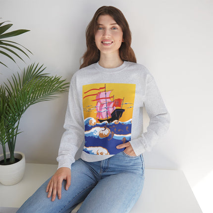 Golden Seas and Whimsical Dreams Heavy Blend™ Crewneck Sweatshirt