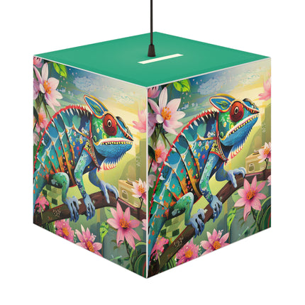 Camouflage Chameleon Light Cube Lamp