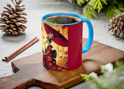 Theatrical Harvest Rabbit Colorful Mugs (11oz, 15oz)
