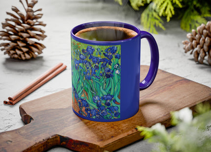 Irises by Vincent Van Gogh Colorful Mugs (11oz, 15oz)