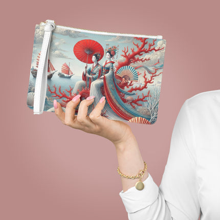 Ladies by the Quiet Sea Clutch Bag