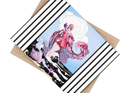 Goddess of the Swirling Sea Ceramic Tile