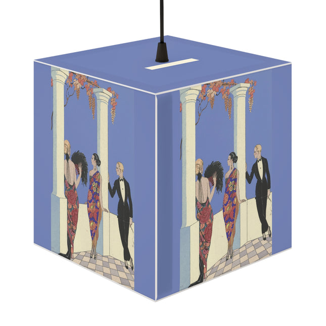 Le goût des châles by George Barbier Light Cube Lamp