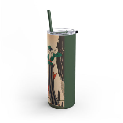 L'Arc Rouge by George Barbier Skinny Matte Tumbler, 20oz