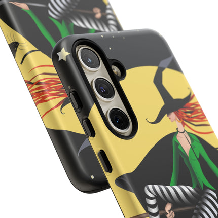 A Witch’s Moonlit Flight Phone Cases