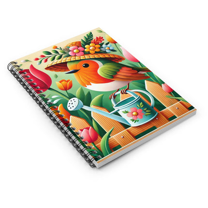 The Little Garden Tender Spiral Notebook - Ruled Line