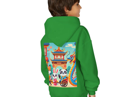 Lantern Street Dragon Parade Youth Heavy Blend Hooded Sweatshirt