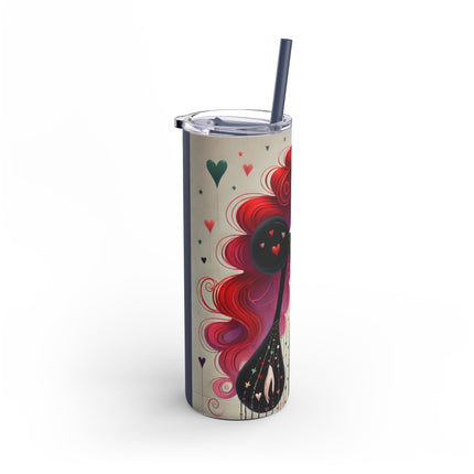 To My Valentine Skinny Matte Tumbler, 20oz