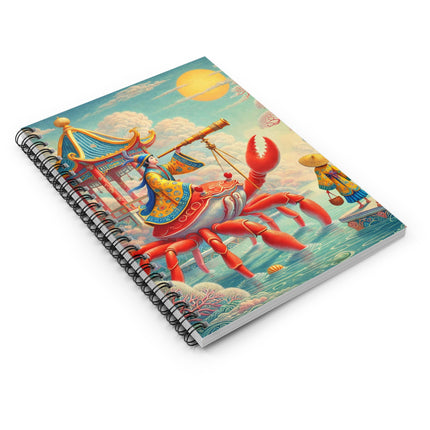 The Celestial Crab Navigator Spiral Notebook - Ruled Line