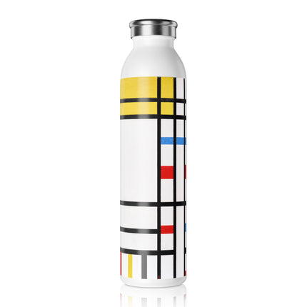 Place de la Concorde by Piet Mondrian Slim Water Bottle