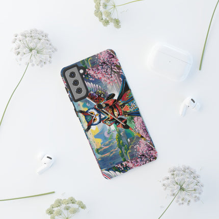 Cyberpunk Samurai Owl Phone Cases