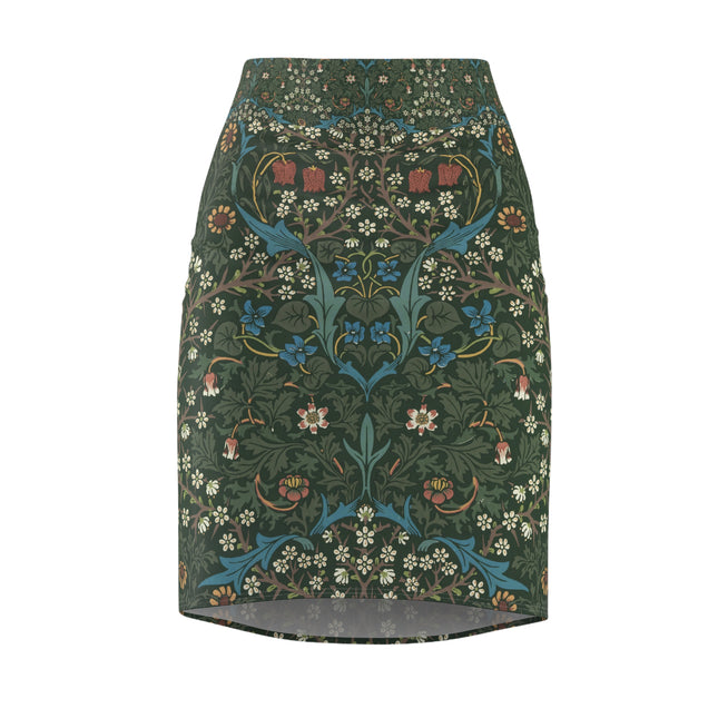 Blackthorn by William Morris Women's Pencil Skirt (AOP)