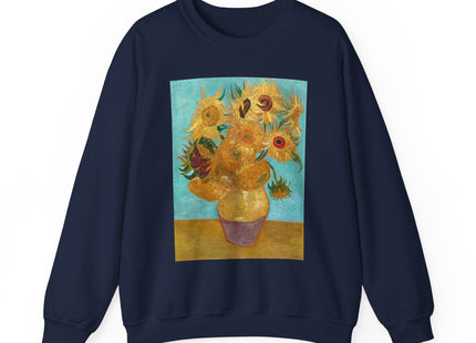 Vase with Twelve Sunflowers by Vincent Van Gogh Heavy Blend™ Crewneck Sweatshirt