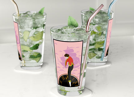 Woman Waiting for her Beloved at 1:59 by Kobayashi Kaichi Glass, 16oz