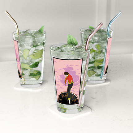 Woman Waiting for her Beloved at 1:59 Glass, 16oz