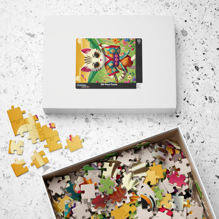 Samurai Kitten Spiral Puzzle (110, 252, 520-piece)