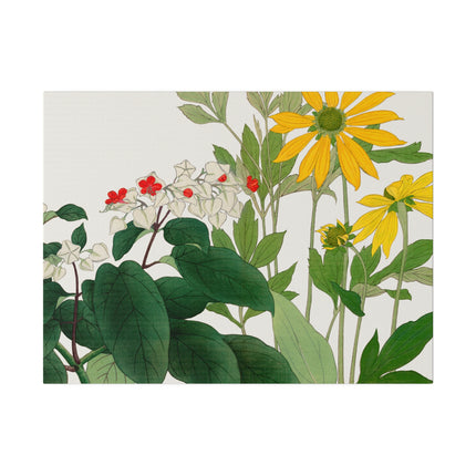 Clerodendrum and Rudbeckia by Tanigami Kônan – Japanese Botanical Harmony