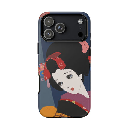 Geisha Portrait Phone Case – Elegant Beauty & Timeless Grace