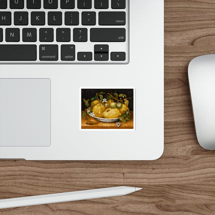 Still Life with Bowl of Citrons by Giovanna Garzoni Die-Cut Stickers (5 Sizes)