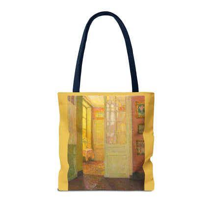 Interior, Window Light by Henri Le Sidaner Tote Bag (AOP)