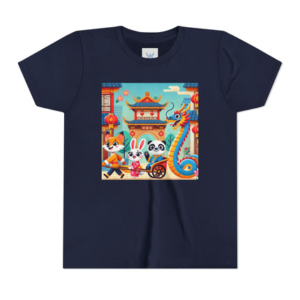 Lantern Street Dragon Parade Youth Short Sleeve Tee