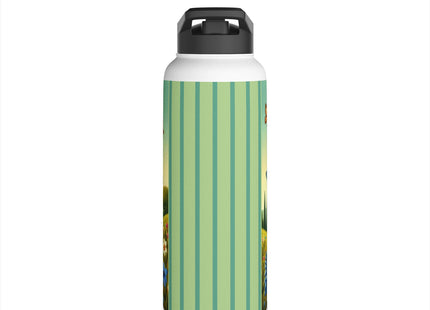 Rabbit Gladiator Stainless Steel Water Bottle, Standard Lid