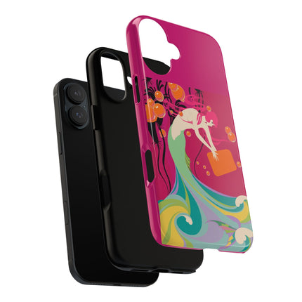 Mermaid Dive Phone Case – Vibrant Waves & Playful Elegance