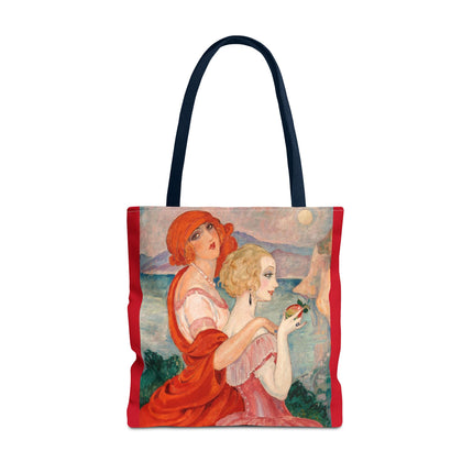 Sur la Route d'Anacapri by Gerda Wegener Tote Bag (AOP)