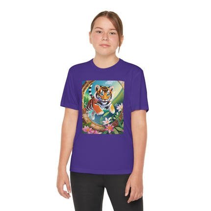 Majestic Tiger Cub Youth Competitor Tee – Courage, Adventure & Fiery Spirit
