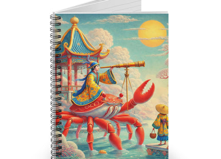 The Celestial Crab Navigator Spiral Notebook - Ruled Line