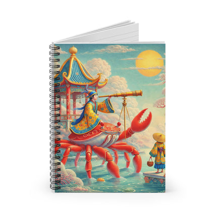 The Celestial Crab Navigator Spiral Notebook - Ruled Line
