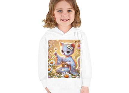 Daisy Chain Whimsy Toddler Pullover Fleece Hoodie
