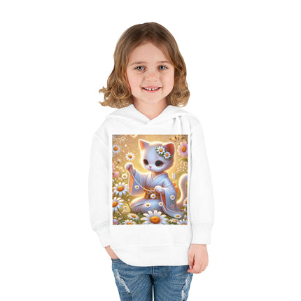 Daisy Chain Whimsy Toddler Pullover Fleece Hoodie
