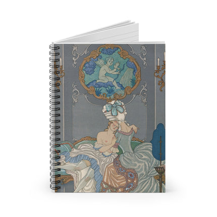Liaisons Dangereuses by George Barbier Spiral Notebook - Ruled Line