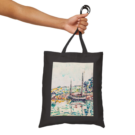 Concarneau by Paul Signac Cotton Canvas Tote Bag