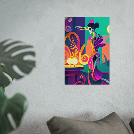 Dance of the Skeleton Ballerinas Fine Art Posters